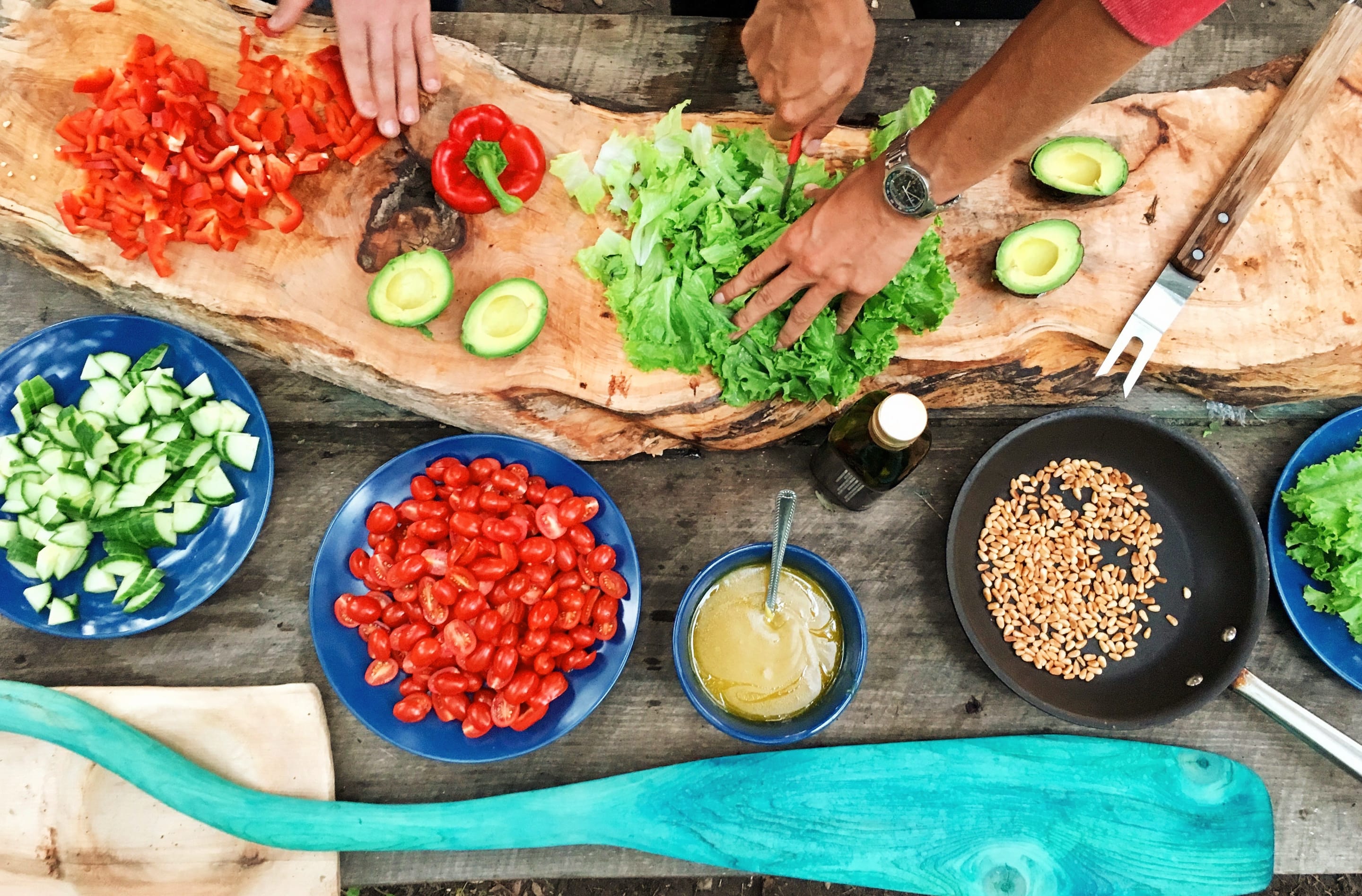 Preparing Salad Morbi vitae purus dictum, ultrices tellus in, gravida lectus.